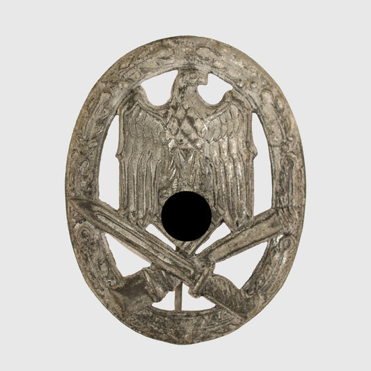 GERMAN WWII GENERAL ASSAULT BADGE IN SILVER
