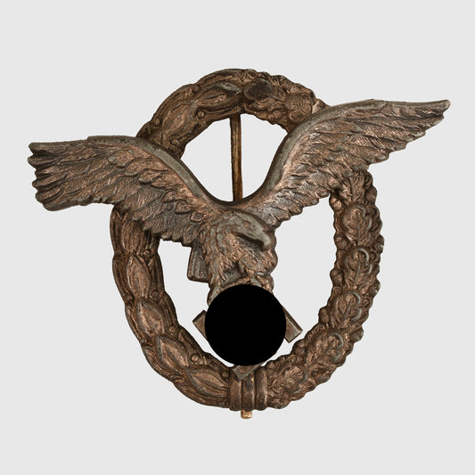 GERMAN WWII LUFTWAFFE PILOT OBSERVERS BADGE
