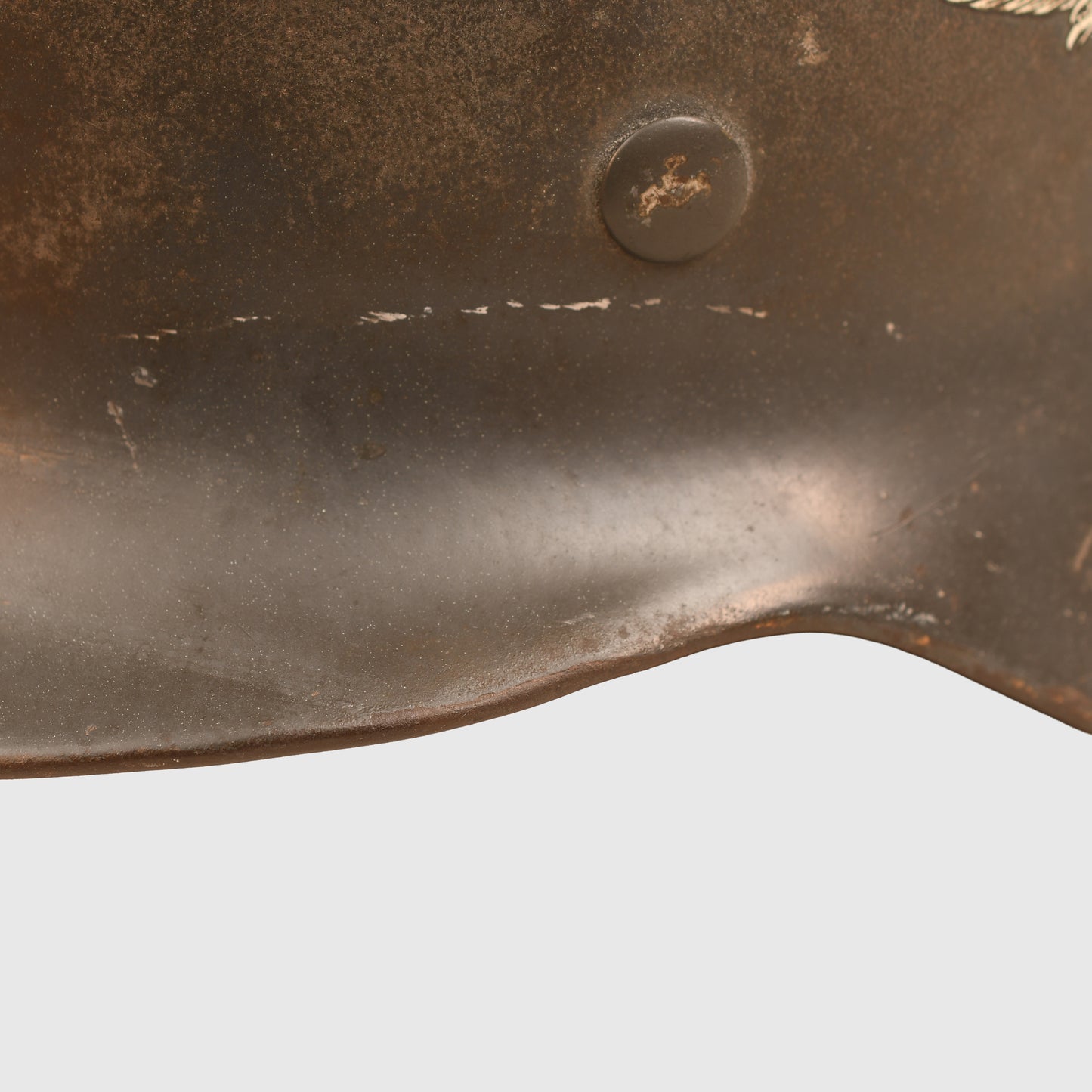 GERMAN WWII LUFTWAFFE M.35 EARLY DECAL COMBAT HELMET