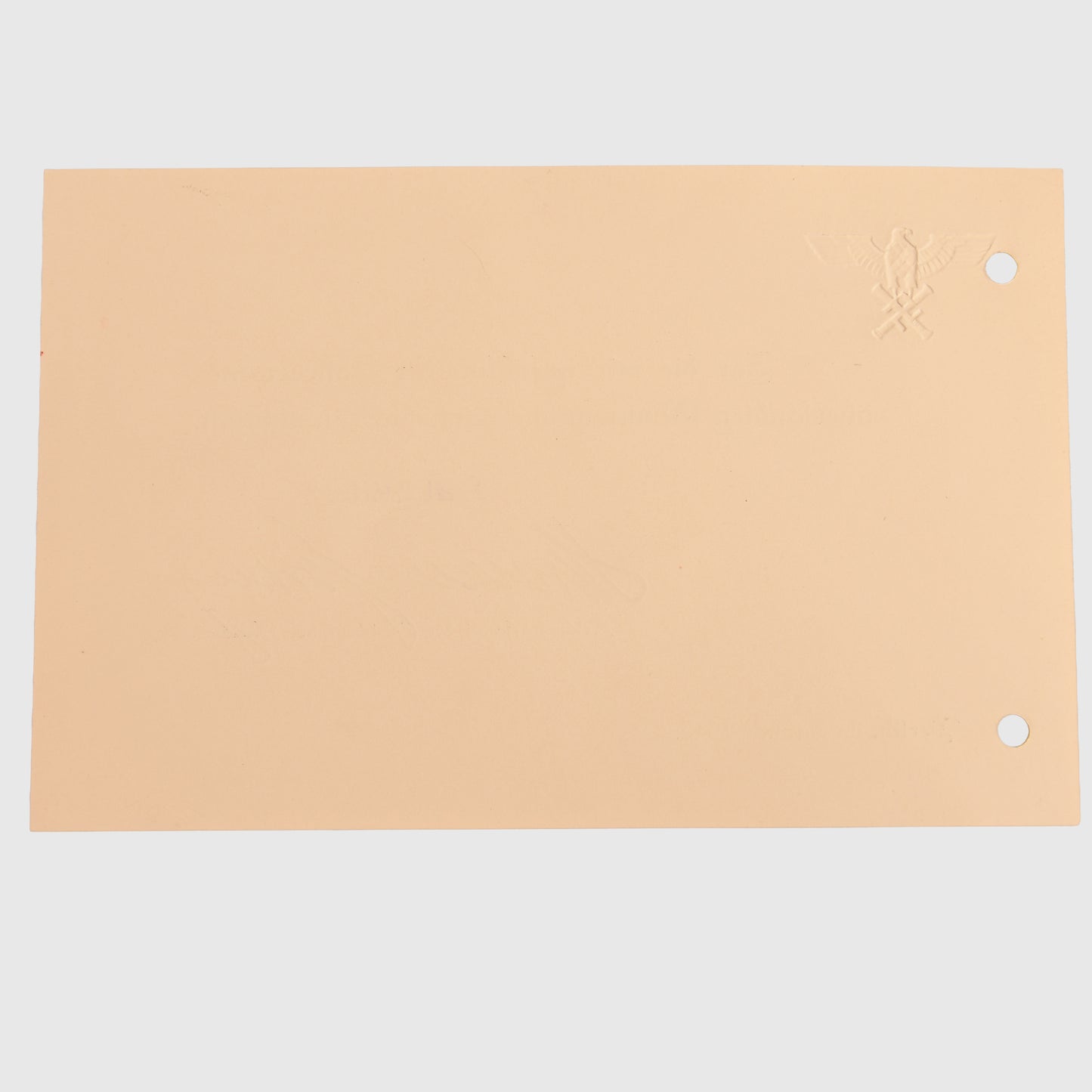 German WWII Hermann Göring Thank You Card