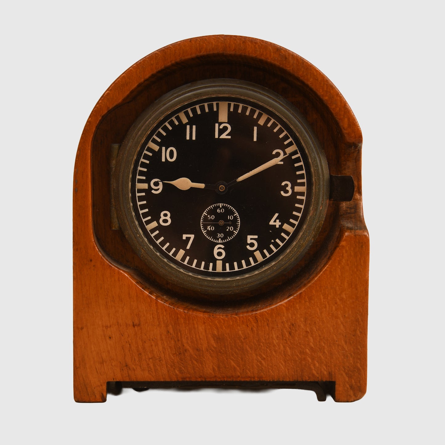 German WWII Luftwaffe Cockpit Clock for Desk Display