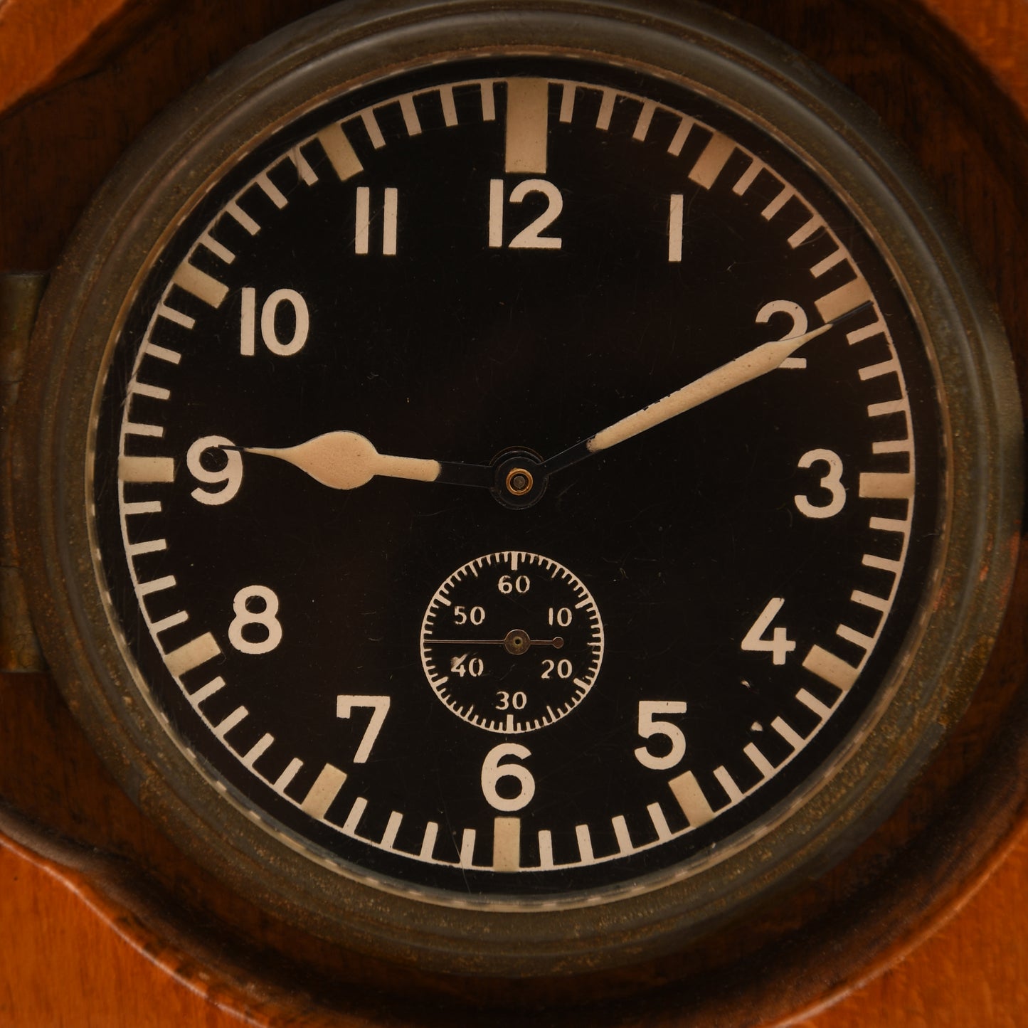 German WWII Luftwaffe Cockpit Clock for Desk Display
