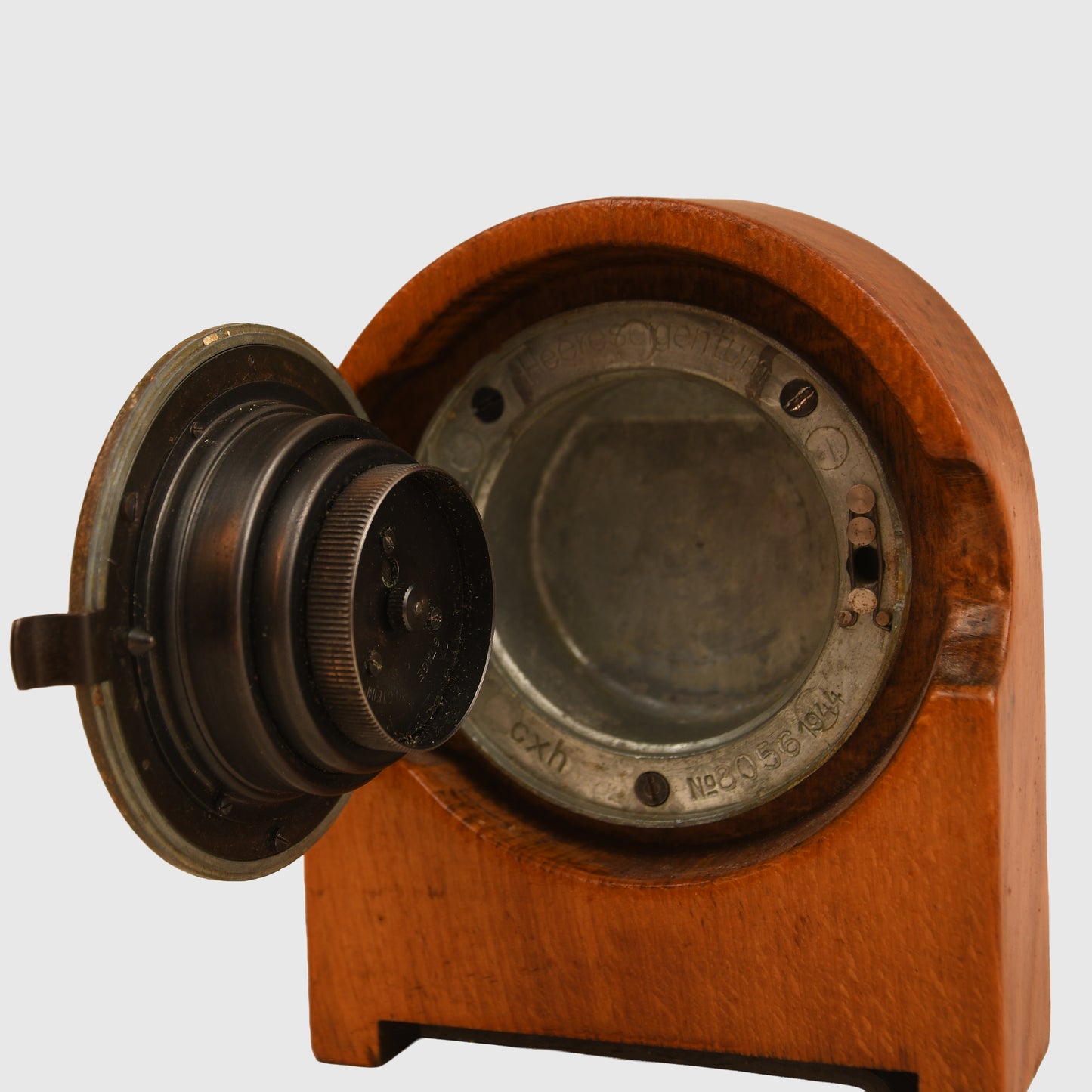 German WWII Luftwaffe Cockpit Clock for Desk Display