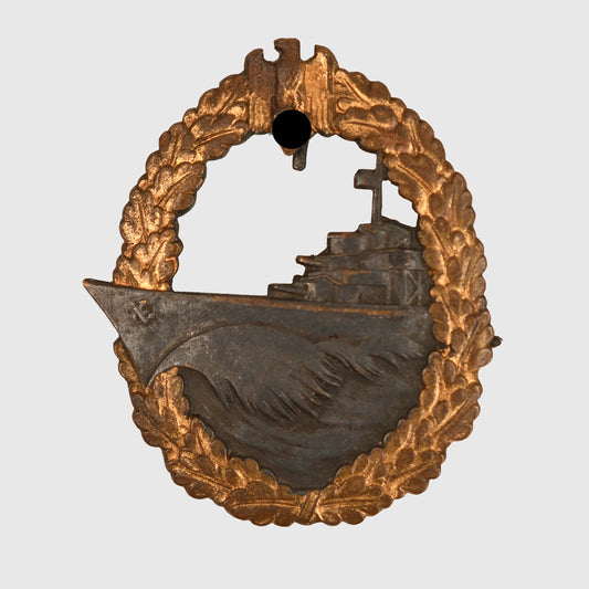 GERMAN WWII KRIEGSMARINE DESTROYER BADGE