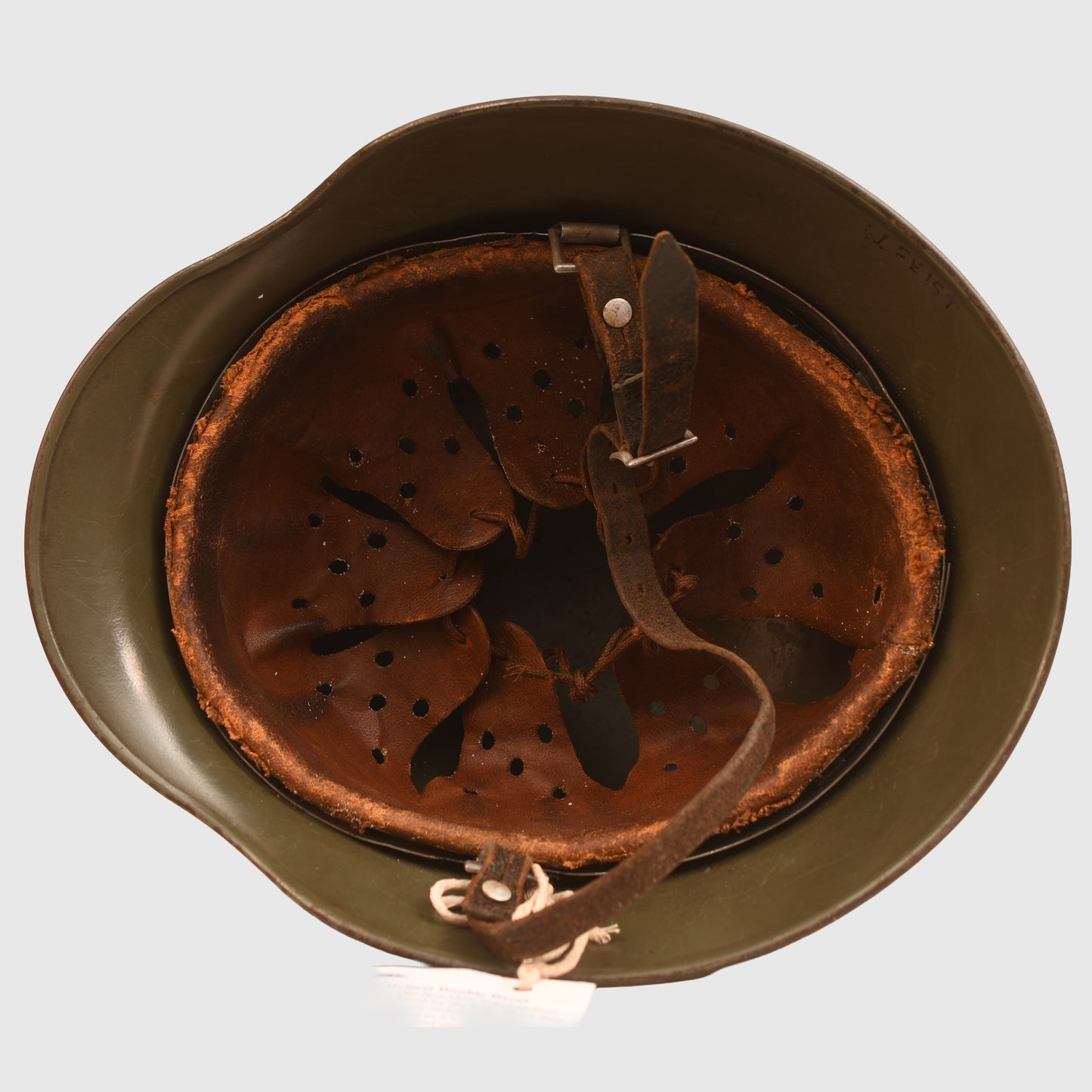 GERMAN WWII POLICE M.35 DOUBLE DECAL COMBAT HELMET