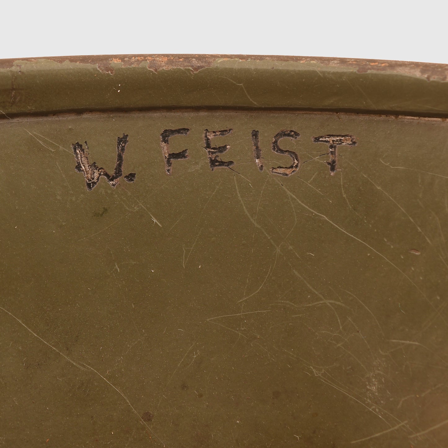 GERMAN WWII POLICE M.35 DOUBLE DECAL COMBAT HELMET