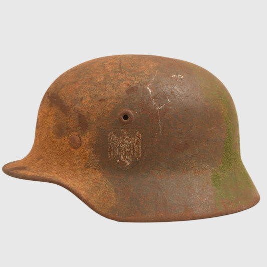 GERMAN WWII SINGLE DECAL SAND TEXTURE CAMOUFLAGE HELMET