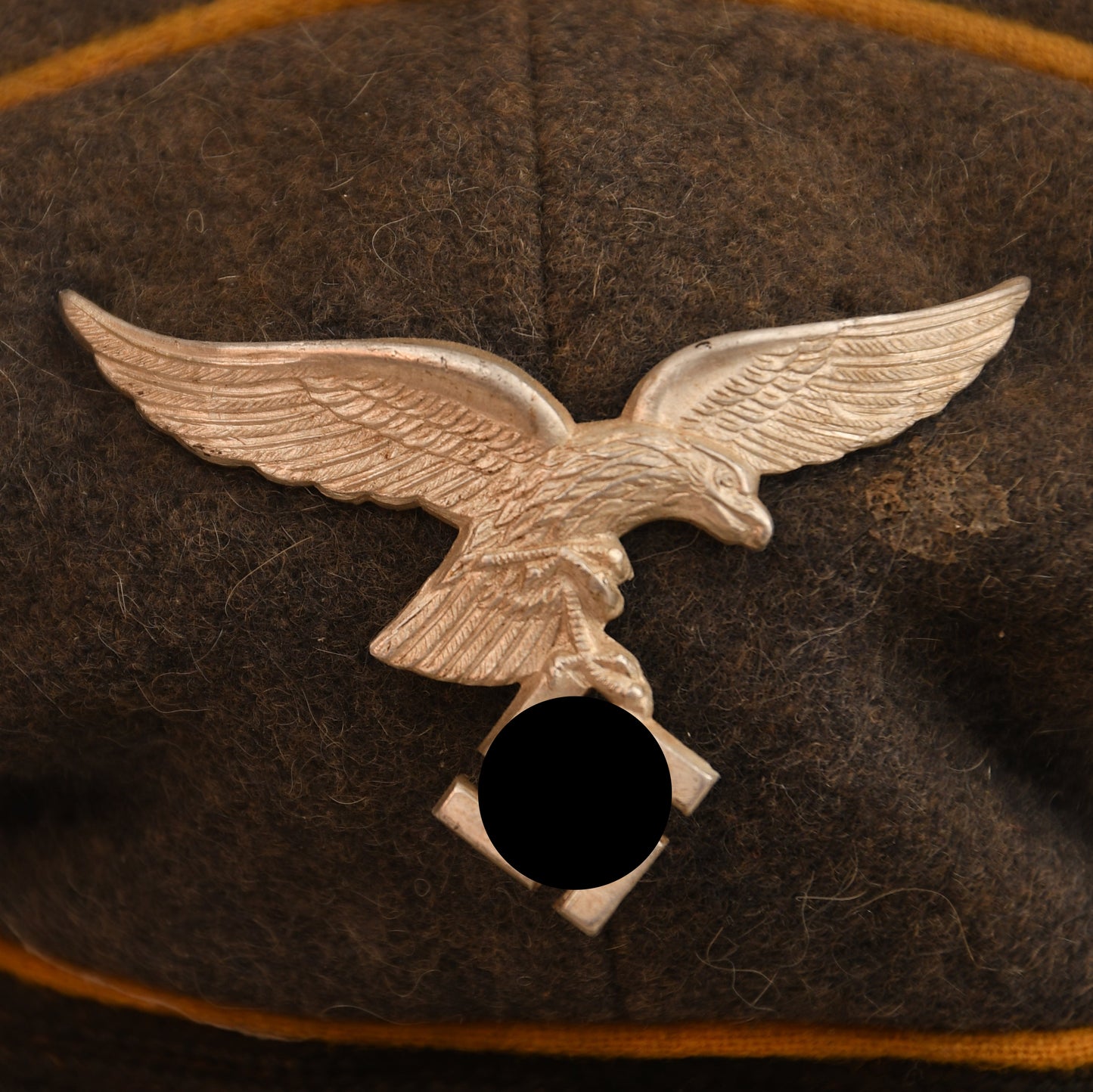 German WWII Luftwaffe Paratrooper and Hermann Göring Marked Visor Cap