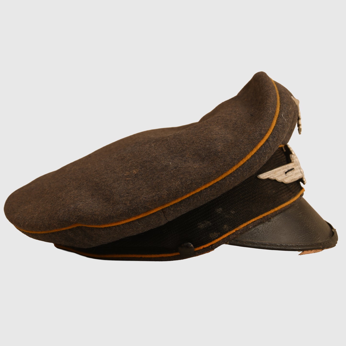 German WWII Luftwaffe Paratrooper and Hermann Göring Marked Visor Cap