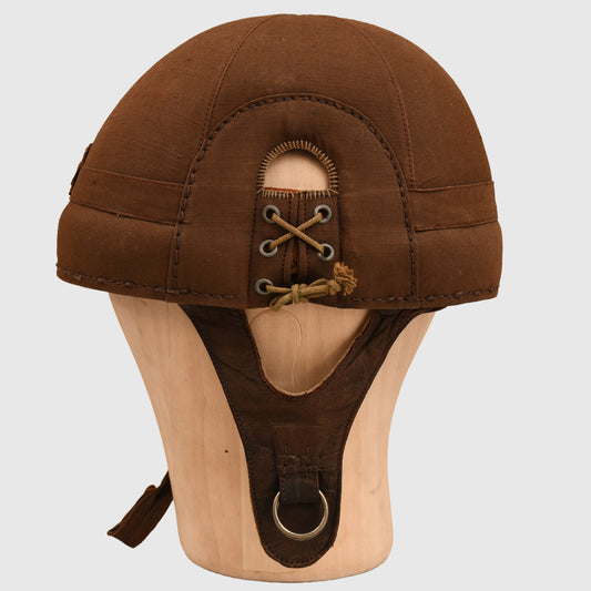 JAPANESE WWII TANKERS HELMET WITH ULTRA RARE GOGGLES