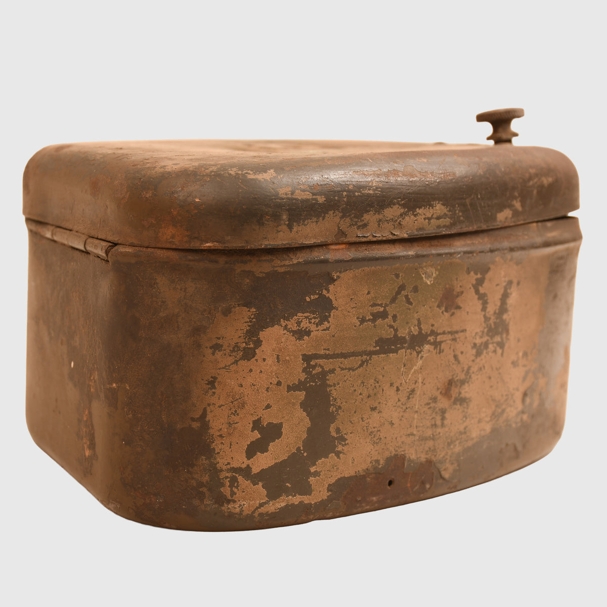 GERMAN WWII CAMOUFLAGE UNIDENTIFIED MOTORCYCLE SPARES CONTAINER