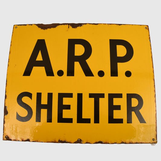 British WWII ARP Shelter Sign
