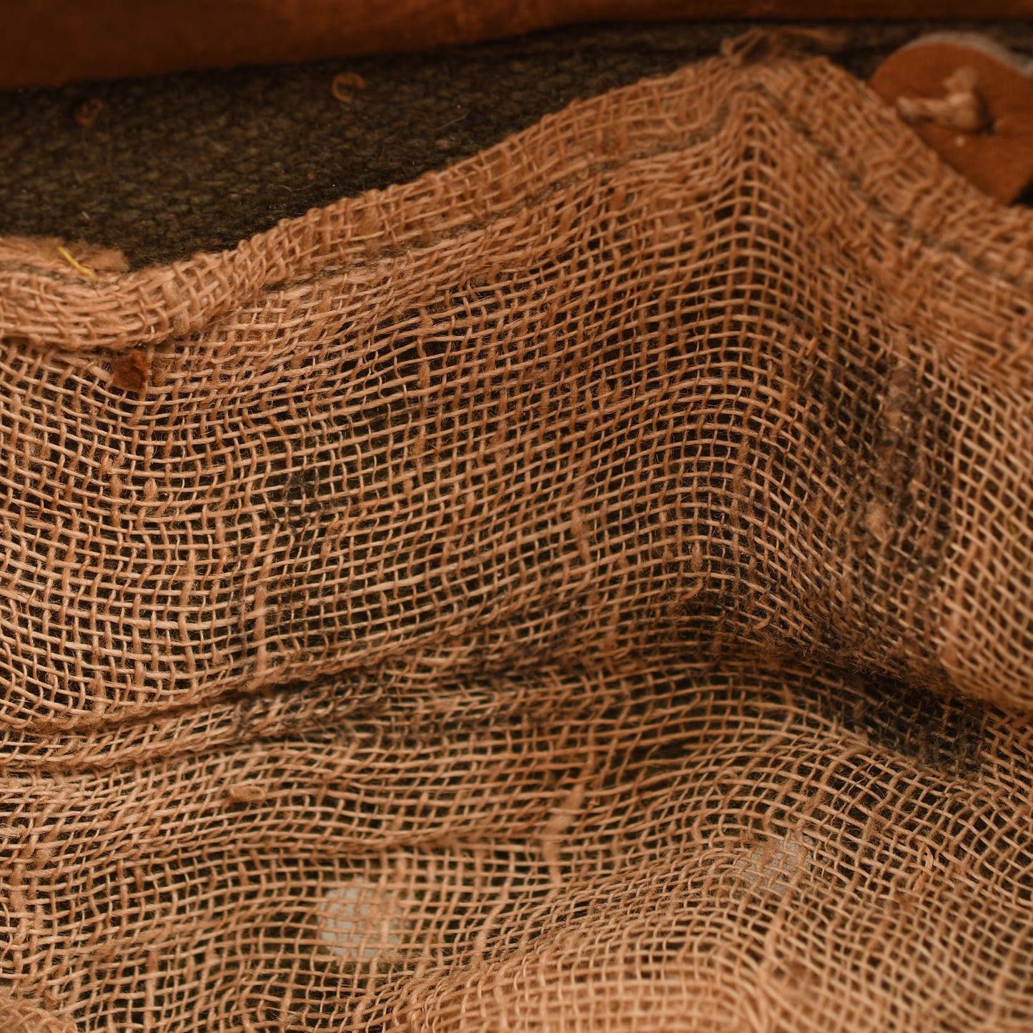 JAPANESE WWII ENLISTED MANS FIELD CAP, WARTIME CONSTRUCTION