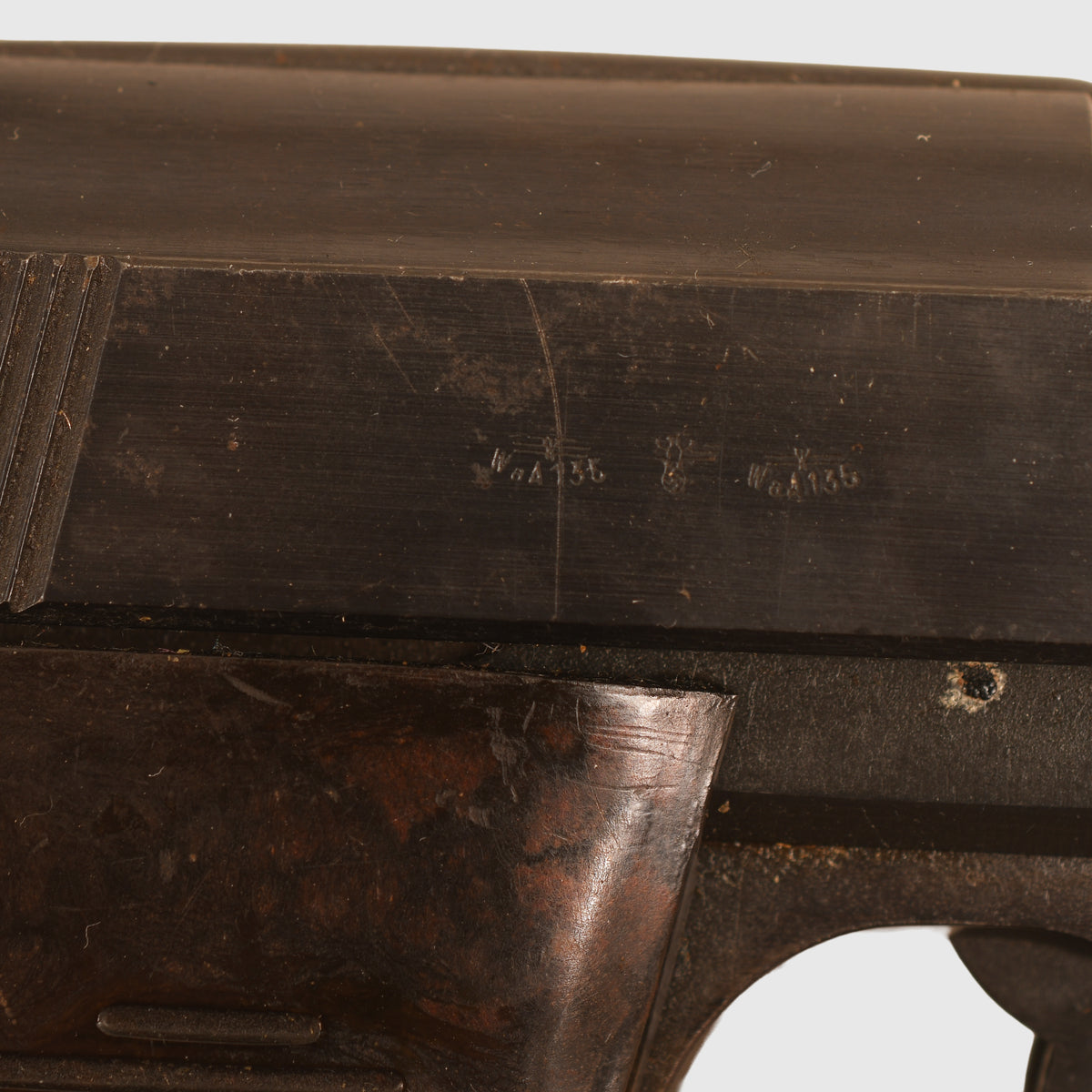 GERMAN WWII WALTHER P38 SEMI AUTOMATIC PISTOL - DE-ACTIVATED