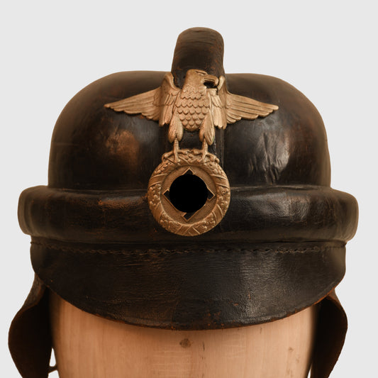 German WWII NSKK Motorcycle Helmet