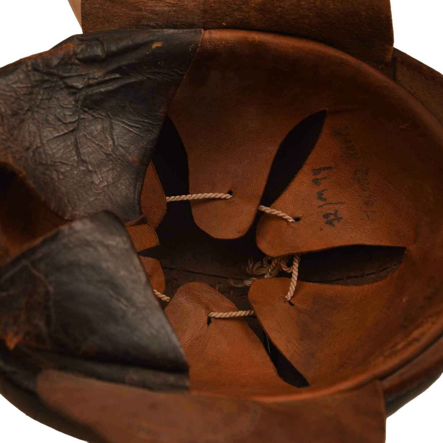 German WWII NSKK Motorcycle Helmet