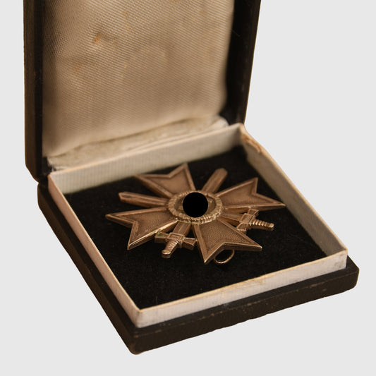 German WWII War Service Cross 1st Class With Swords Cased