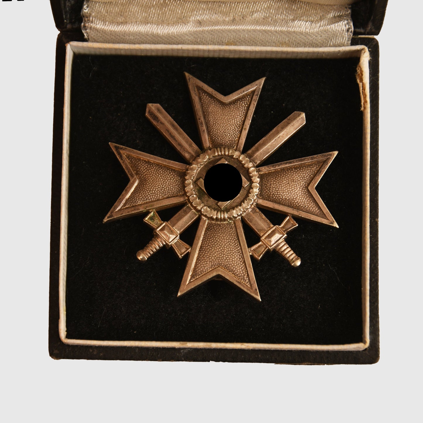 German WWII War Service Cross 1st Class With Swords Cased