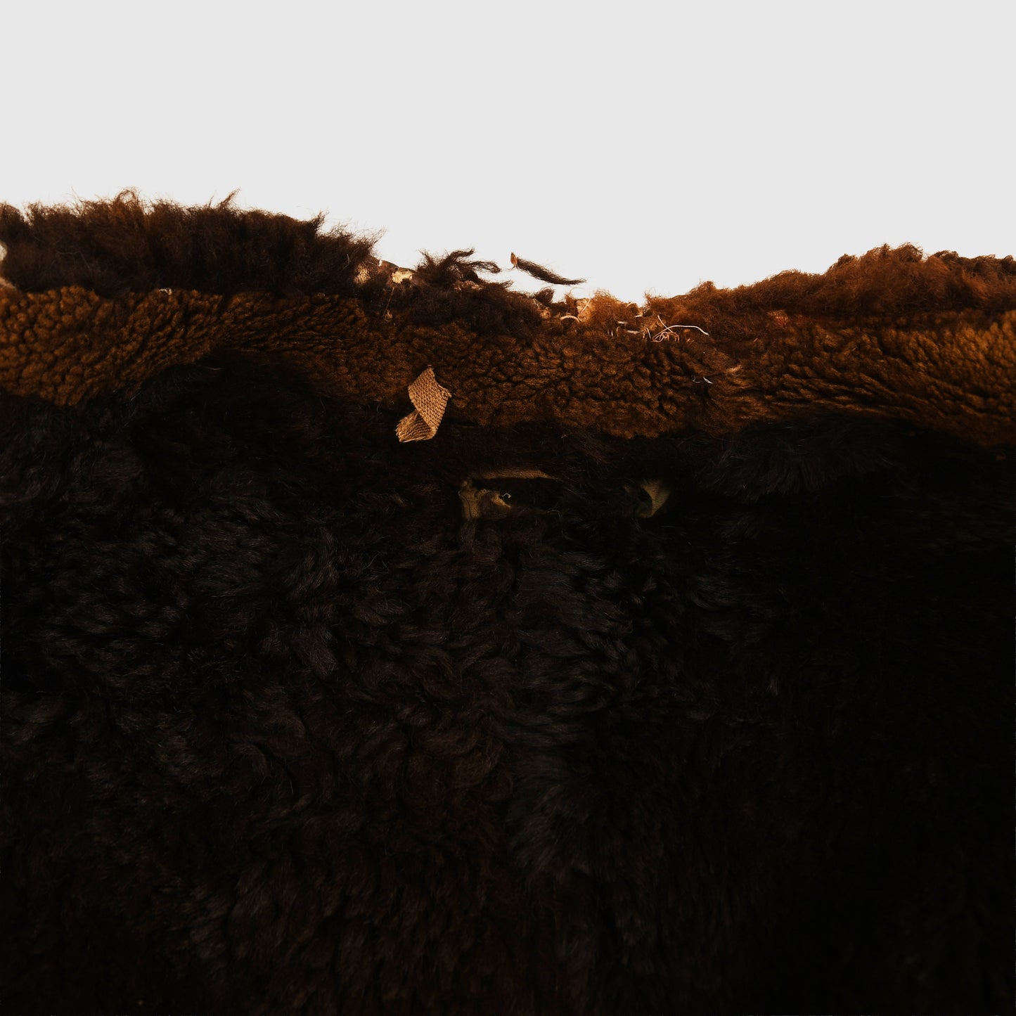 German WWII Luftwaffe Brown Sheepskin Flying Jacket