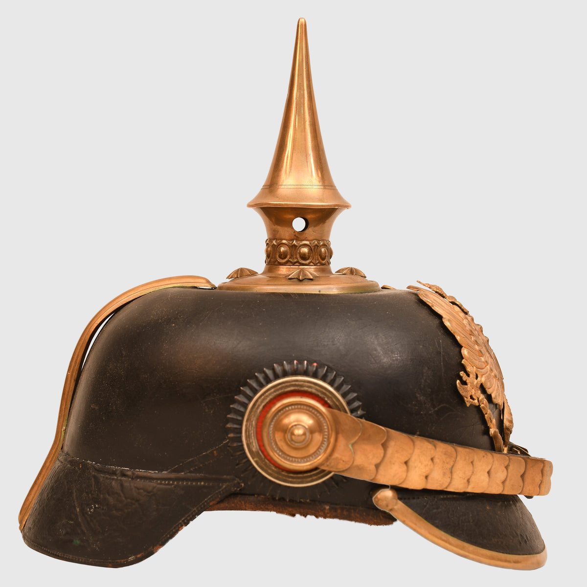 GERMAN WWI PRUSSIAN LANDWEHR OFFICERS PICKELHAUBE