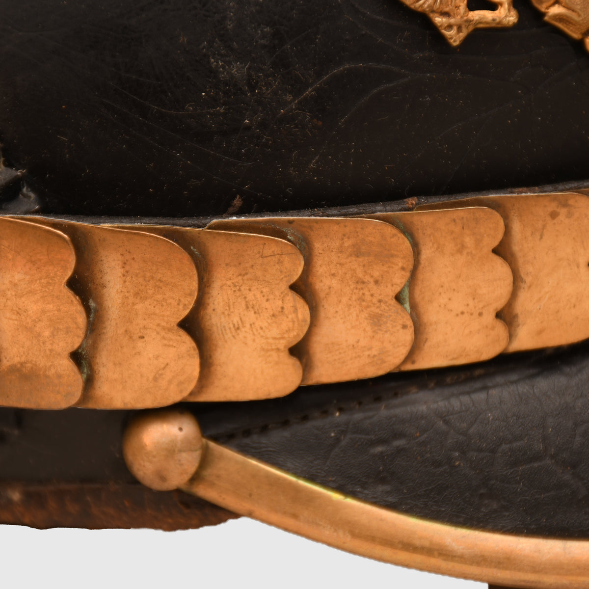 GERMAN WWI PRUSSIAN LANDWEHR OFFICERS PICKELHAUBE