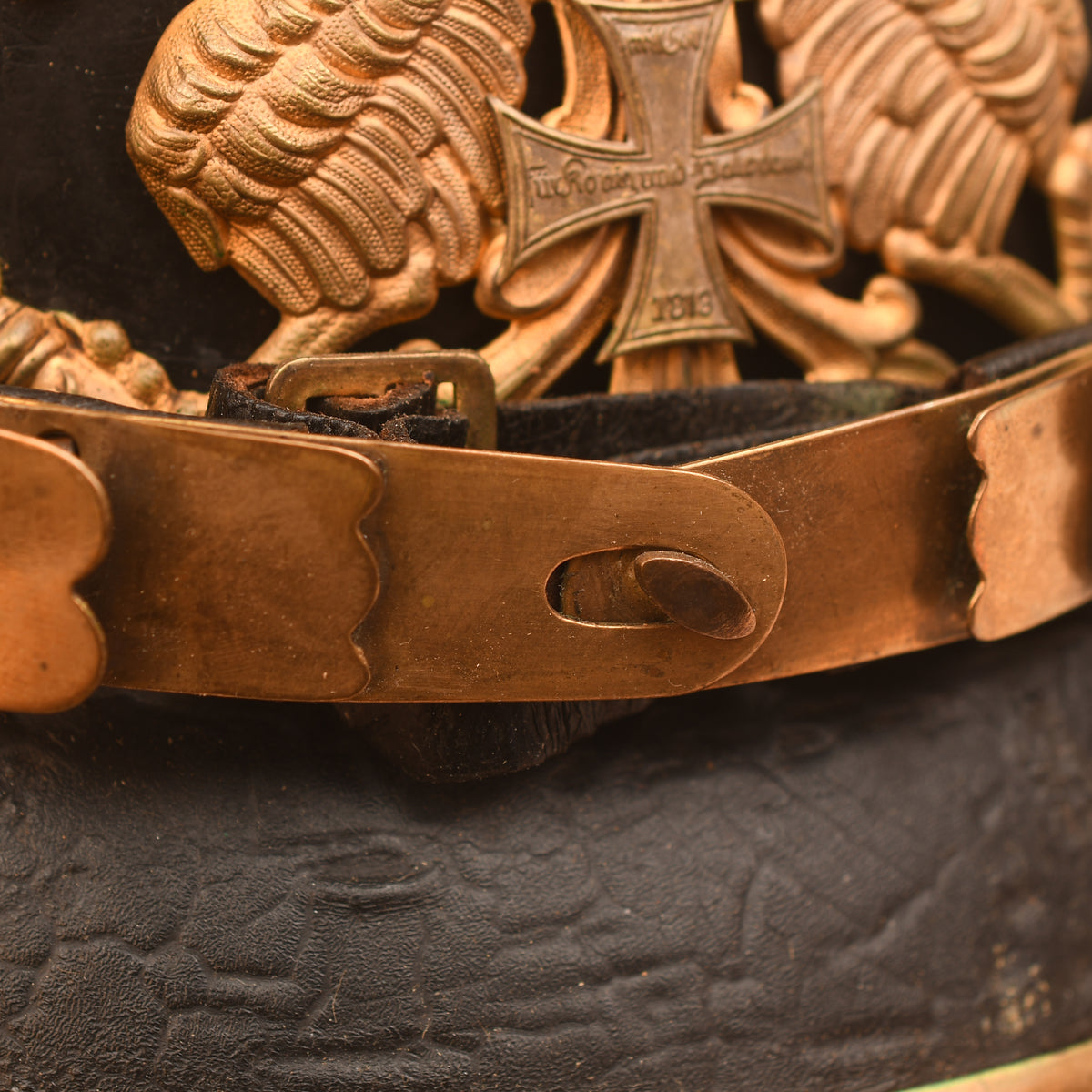 GERMAN WWI PRUSSIAN LANDWEHR OFFICERS PICKELHAUBE