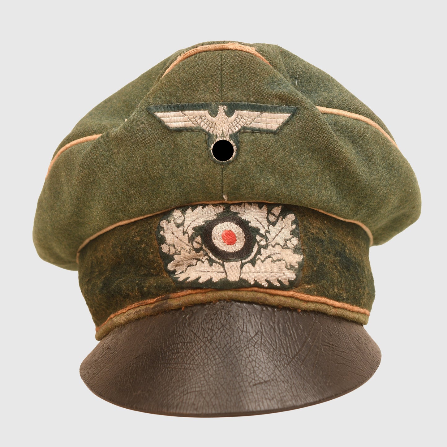 GERMAN WWII INFANTRY OFFICERS CRUSHER CAP