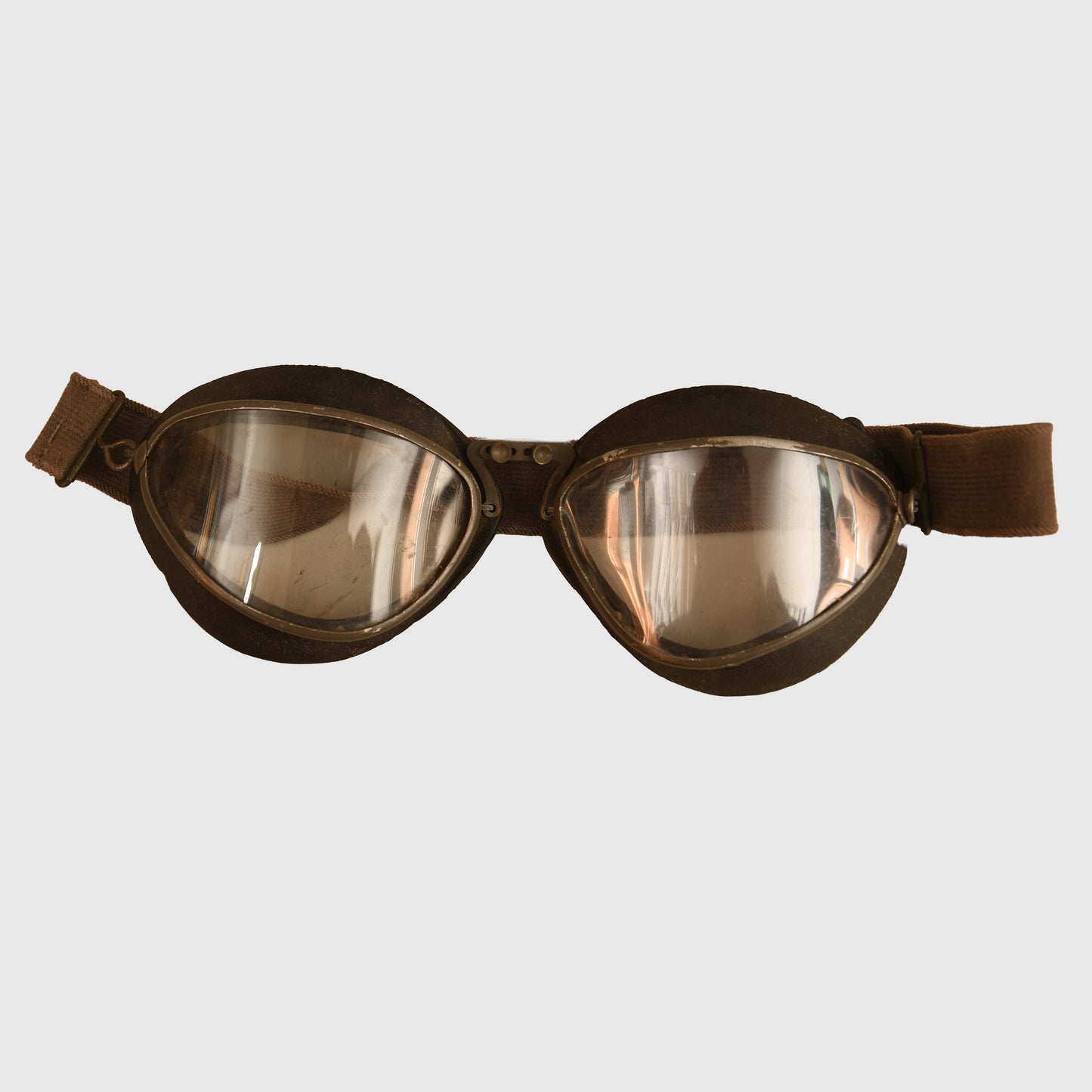 GERMAN WWII LUFTWAFFE AUER FLYING GOGGLES CASED