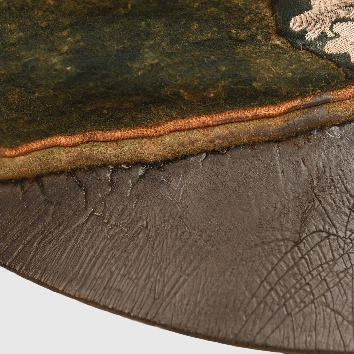 GERMAN WWII INFANTRY OFFICERS CRUSHER CAP