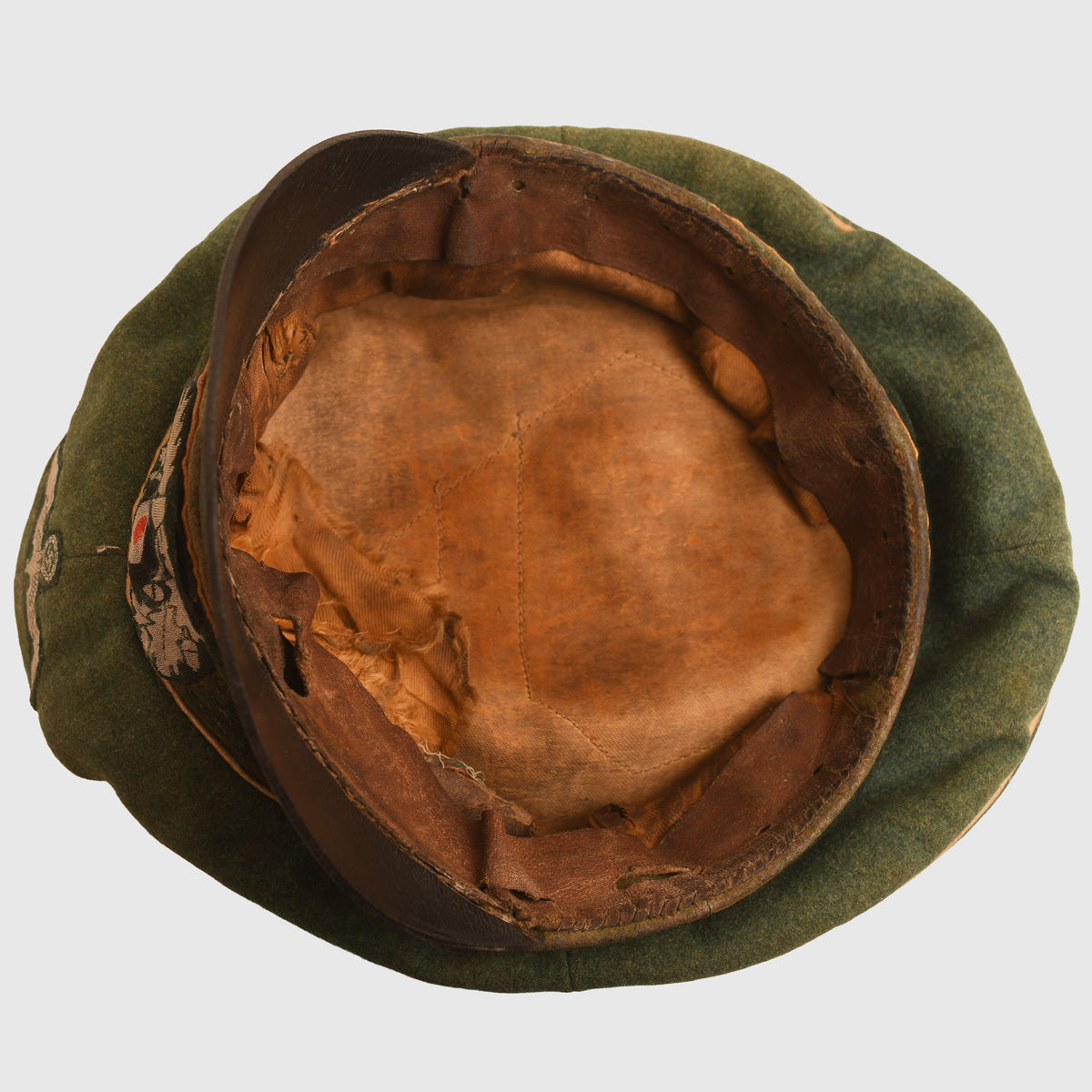 GERMAN WWII INFANTRY OFFICERS CRUSHER CAP