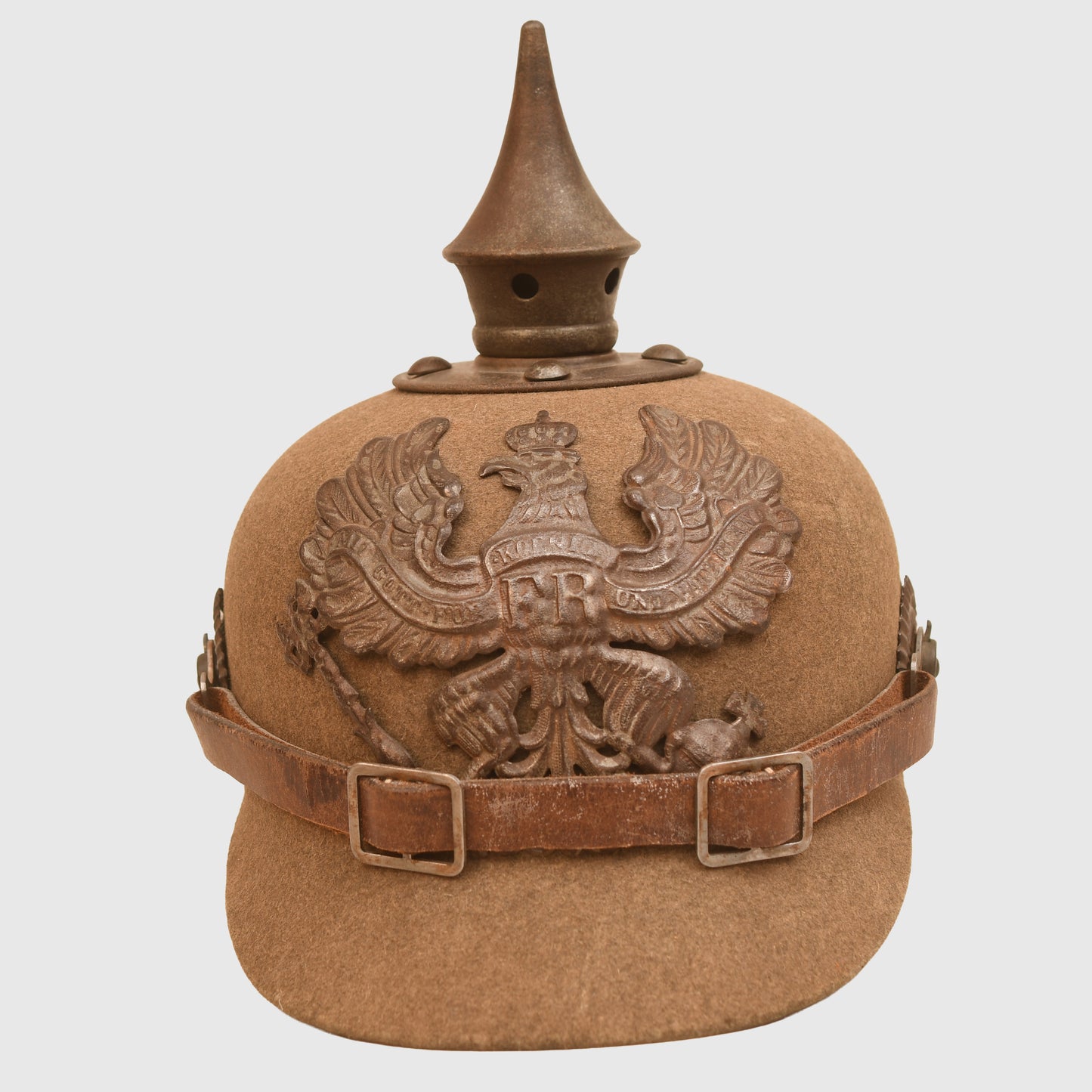 GERMAN WWI PRUSSIAN FELT PICKELHAUBE