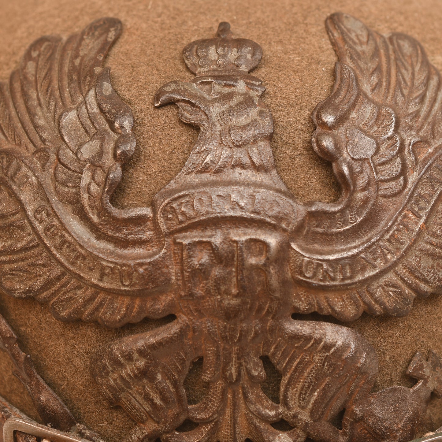 GERMAN WWI PRUSSIAN FELT PICKELHAUBE