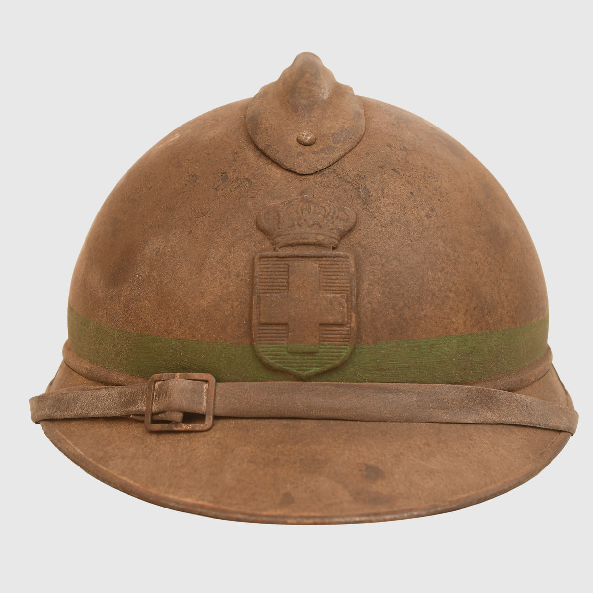 GREEK WWI TWO VERY SCARCE HELMETS OF WWI