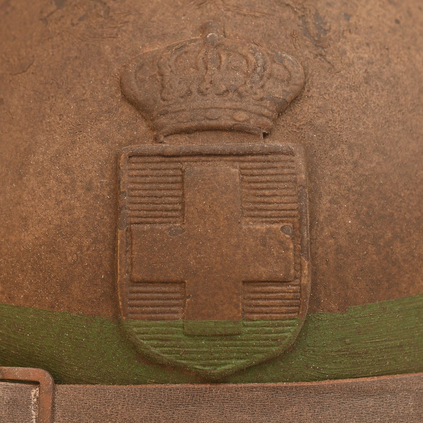 GREEK WWI TWO VERY SCARCE HELMETS OF WWI
