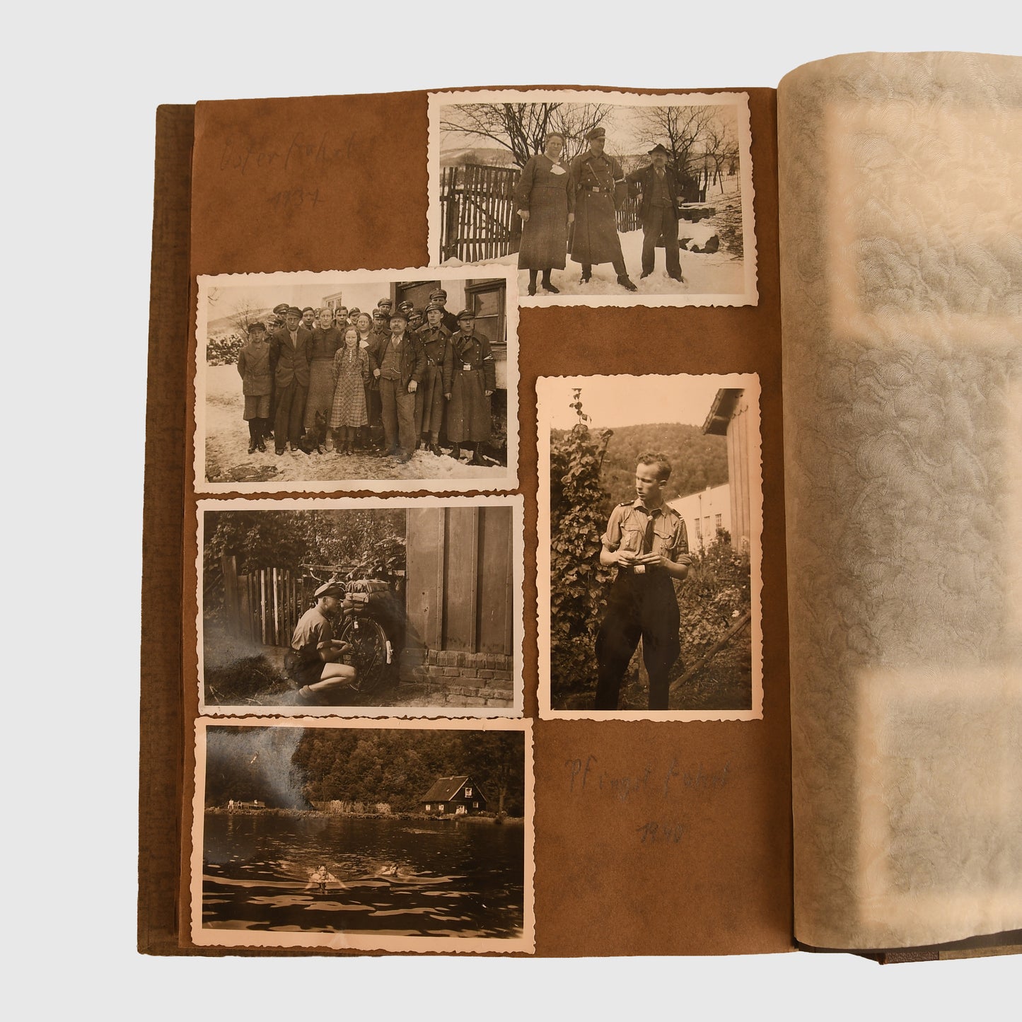 German WWII Grossdeutschland Paperwork Grouping