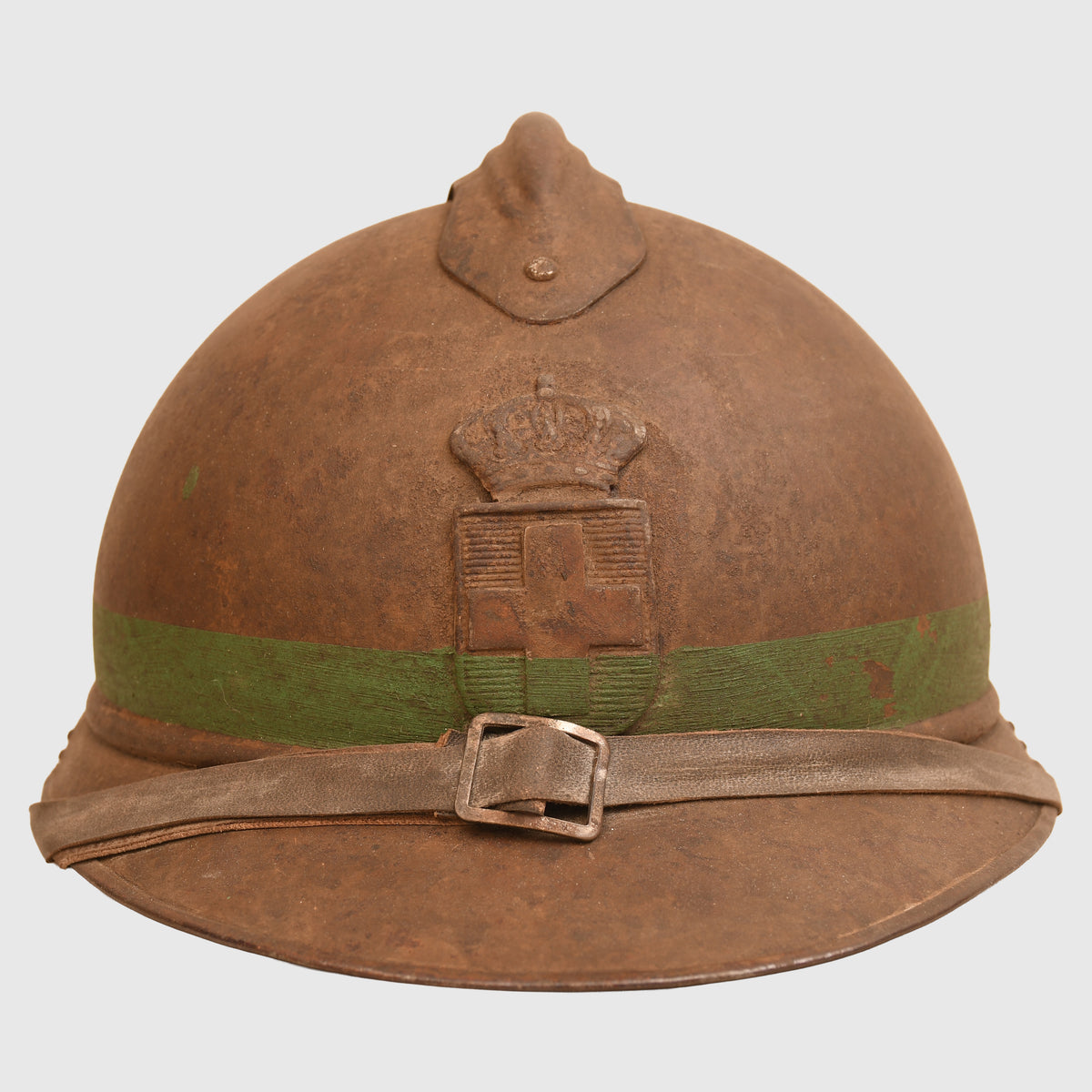 GREEK WWI TWO VERY SCARCE HELMETS OF WWI