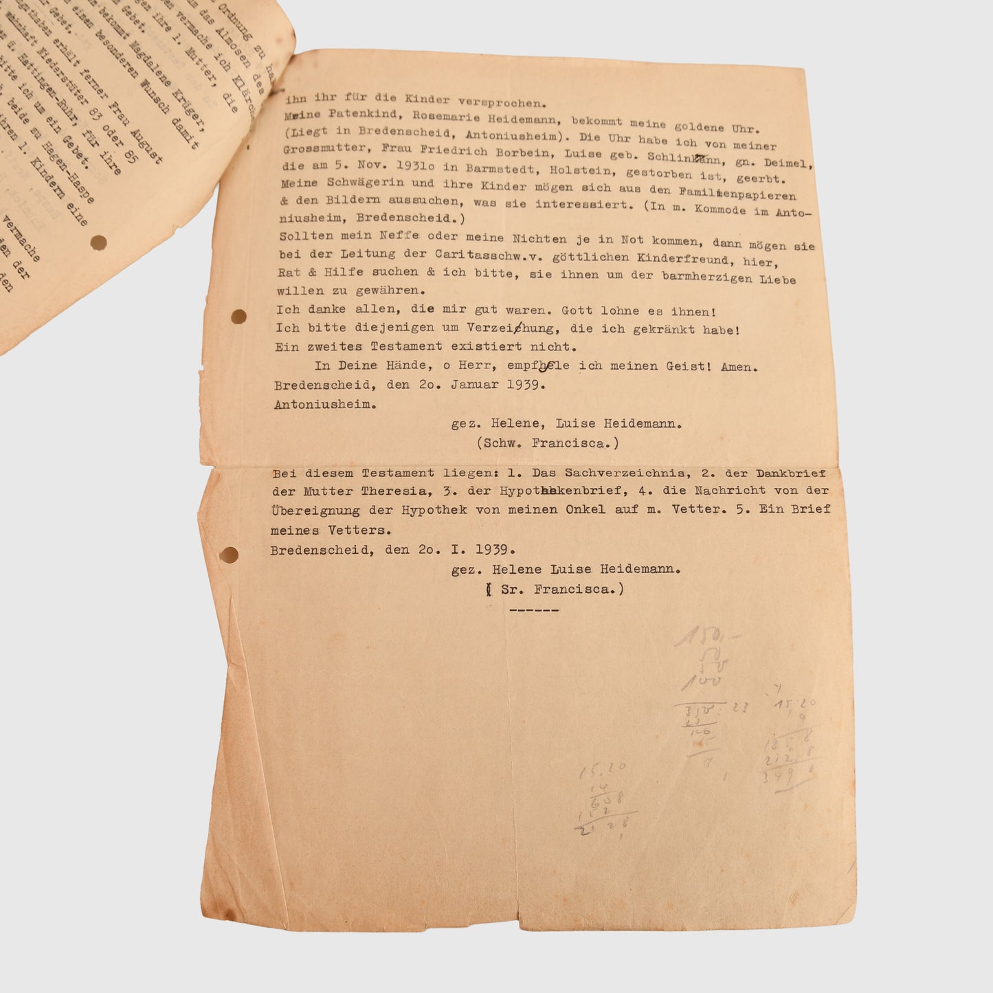 German WWII Grossdeutschland Paperwork Grouping