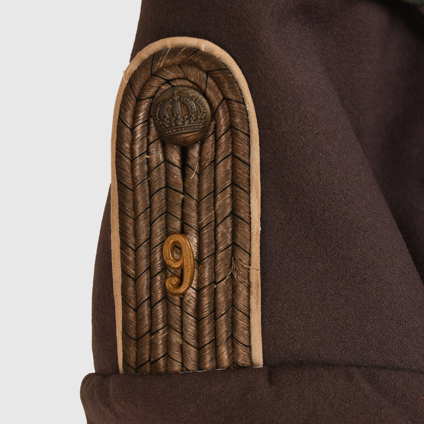 GERMAN WWI PRUSSIAN REGIMENT 9 OFFICERS LATE WAR TUNIC