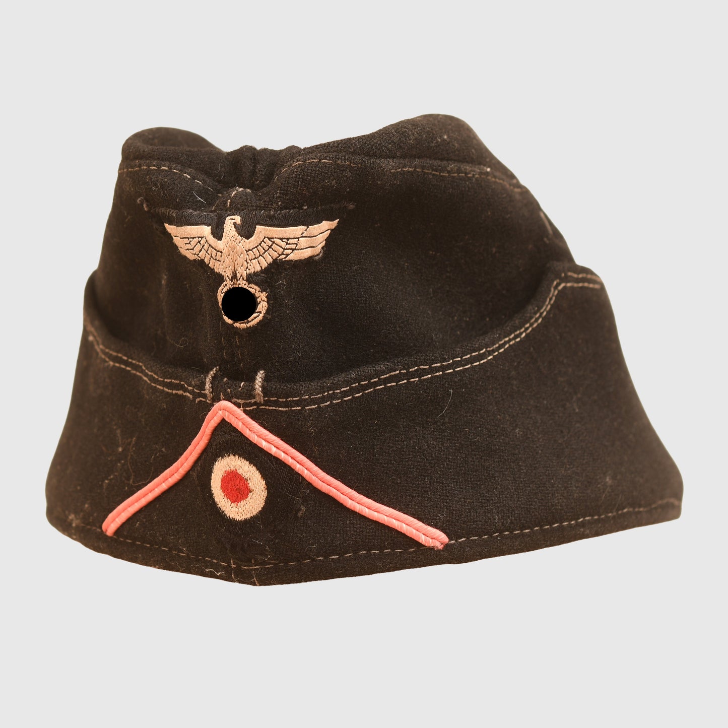 GERMAN WWII PANZER ENLISTED RANKS OVERSEAS CAP