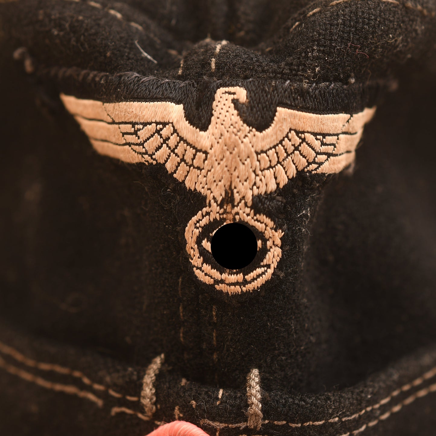 GERMAN WWII PANZER ENLISTED RANKS OVERSEAS CAP