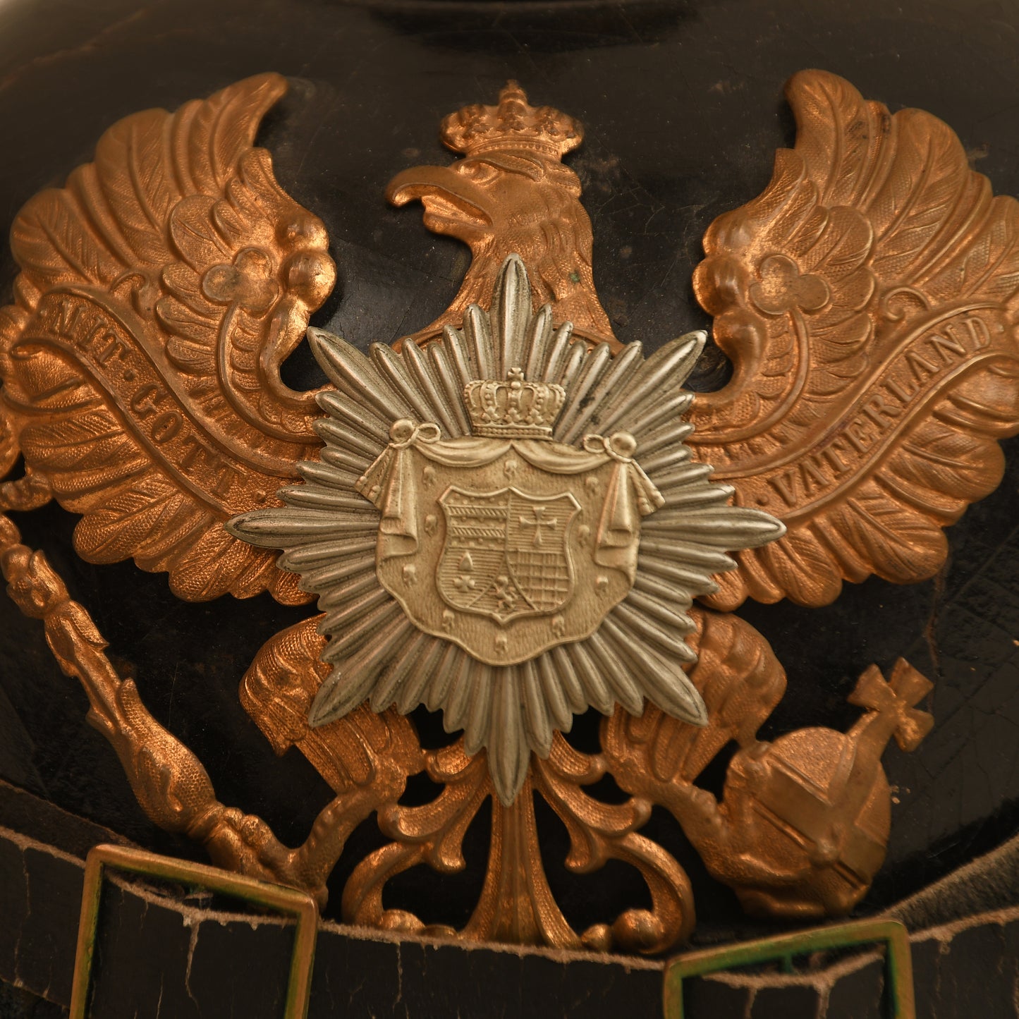 German WWI Oldenburg Infantry Regiment Enlisted Man’s Pickelhaube