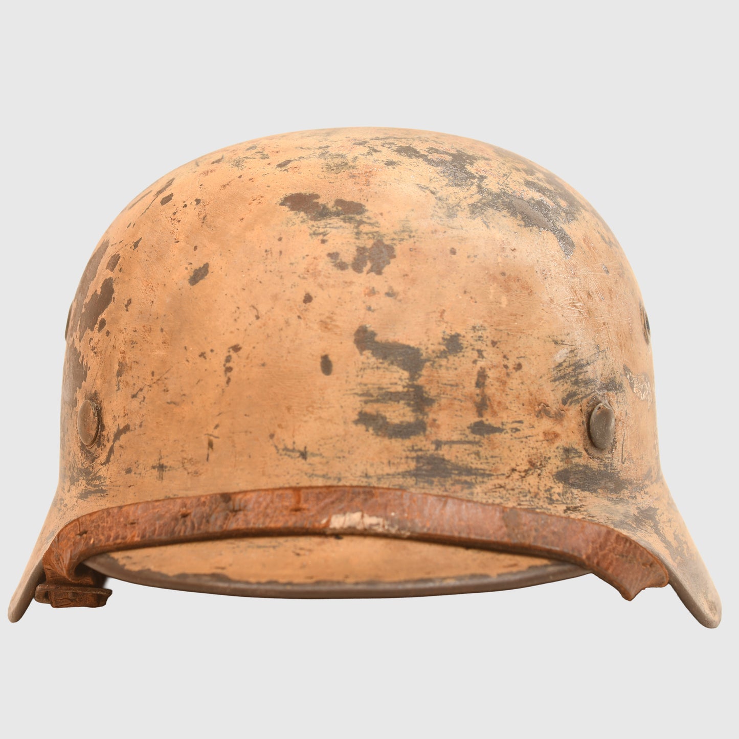 GERMAN WWII TROPICAL M.40 LUFTWAFFE SINGLE DECAL COMBAT HELMET