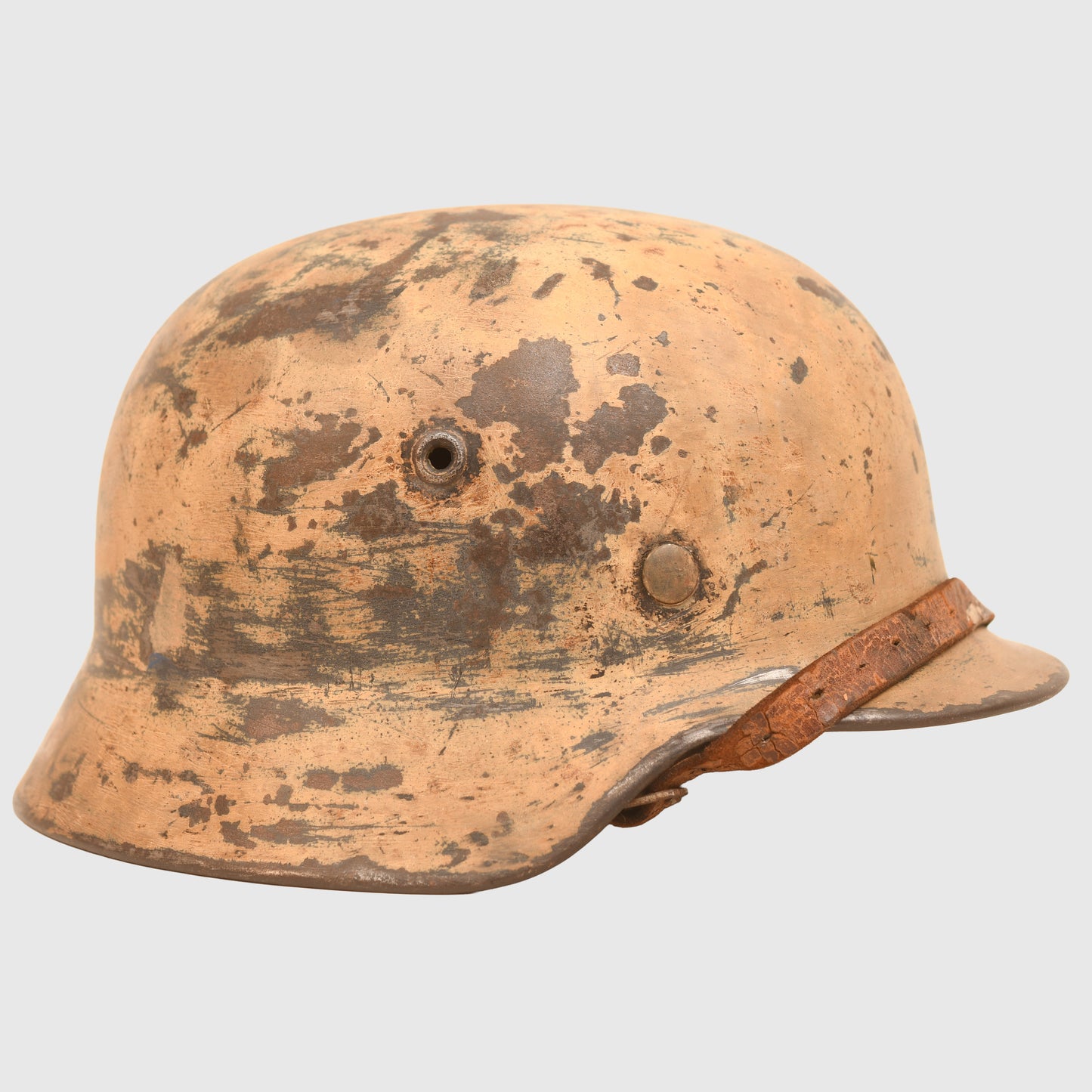 GERMAN WWII TROPICAL M.40 LUFTWAFFE SINGLE DECAL COMBAT HELMET