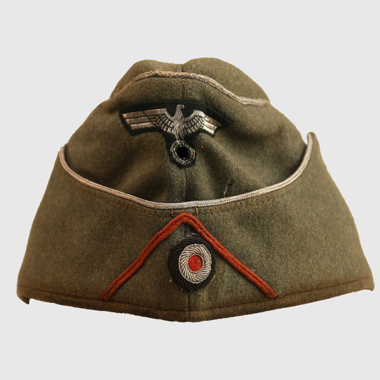 German WWII Panzer Officer’s Overseas Cap