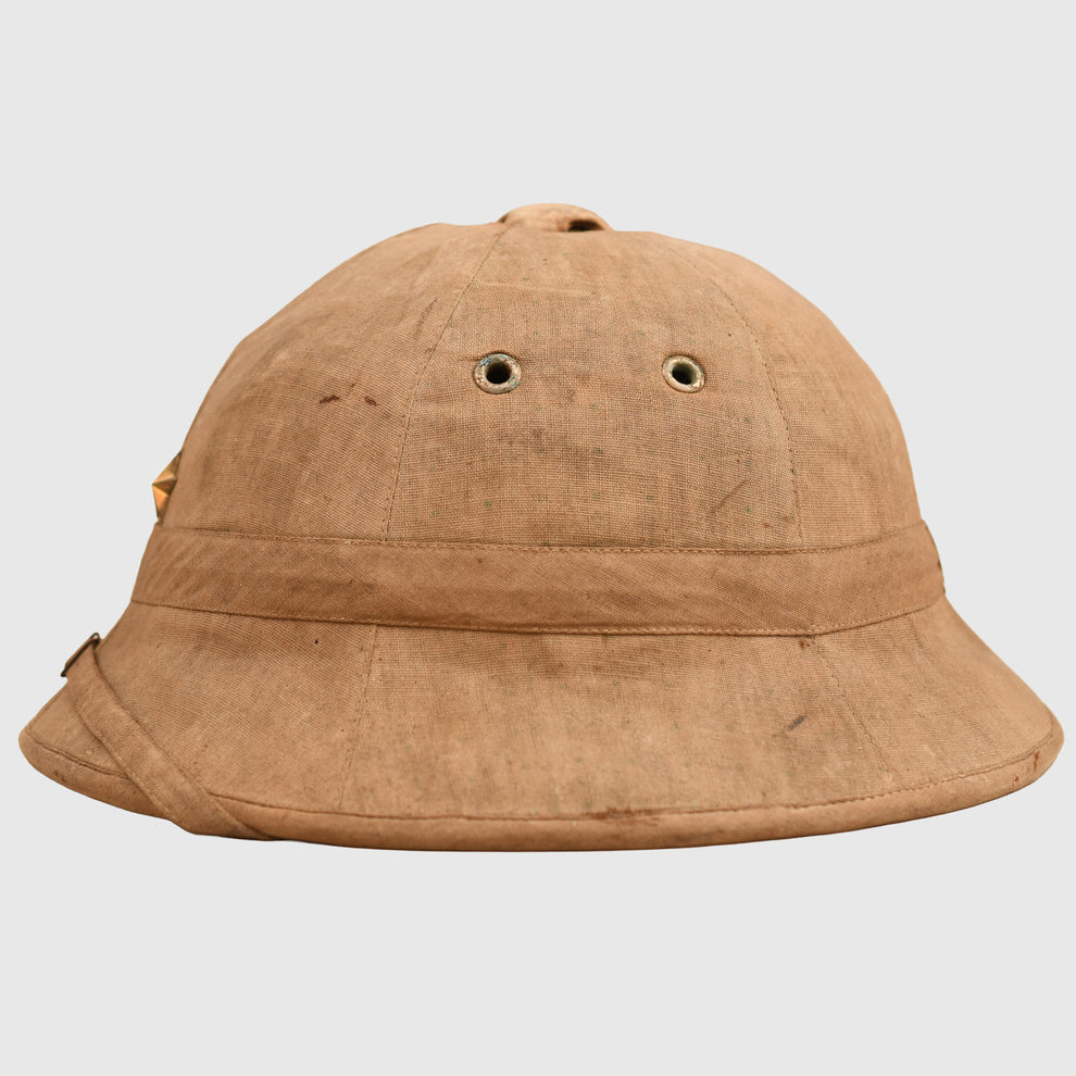 JAPANESE WWII 1ST MODEL TROPICAL PITH HELMET – Regimentals Militaria Museum