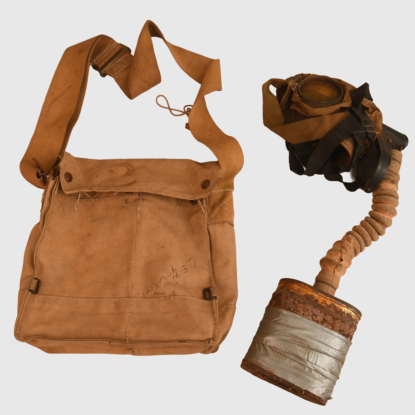 British WWI Small Box Respirator Gas Mask