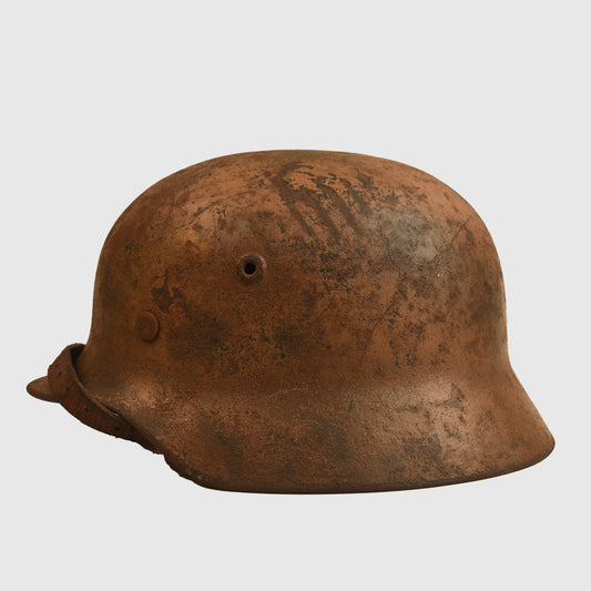 German WWII Normandy Camouflage M40 Combat Helmet