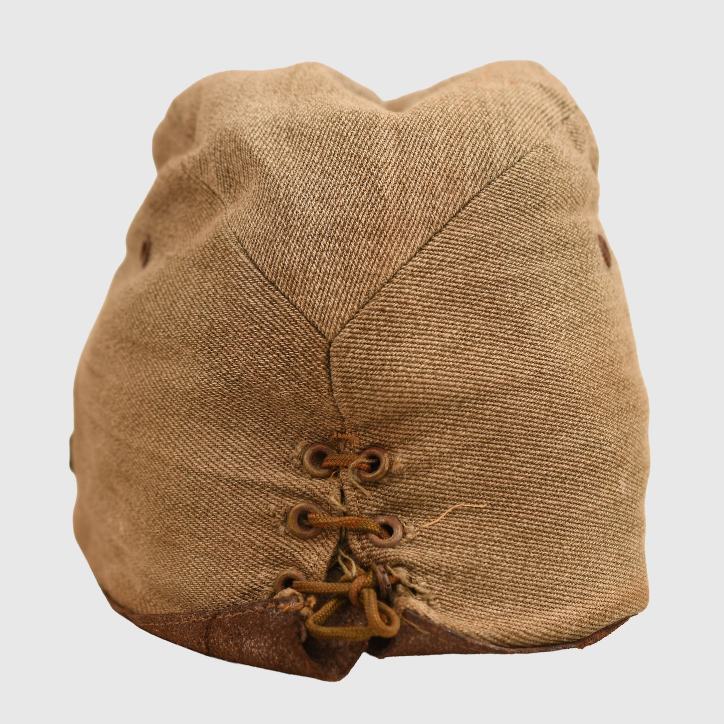 JAPANESE WWII ARMY OFFICERS TROPICAL MATERIAL CAP