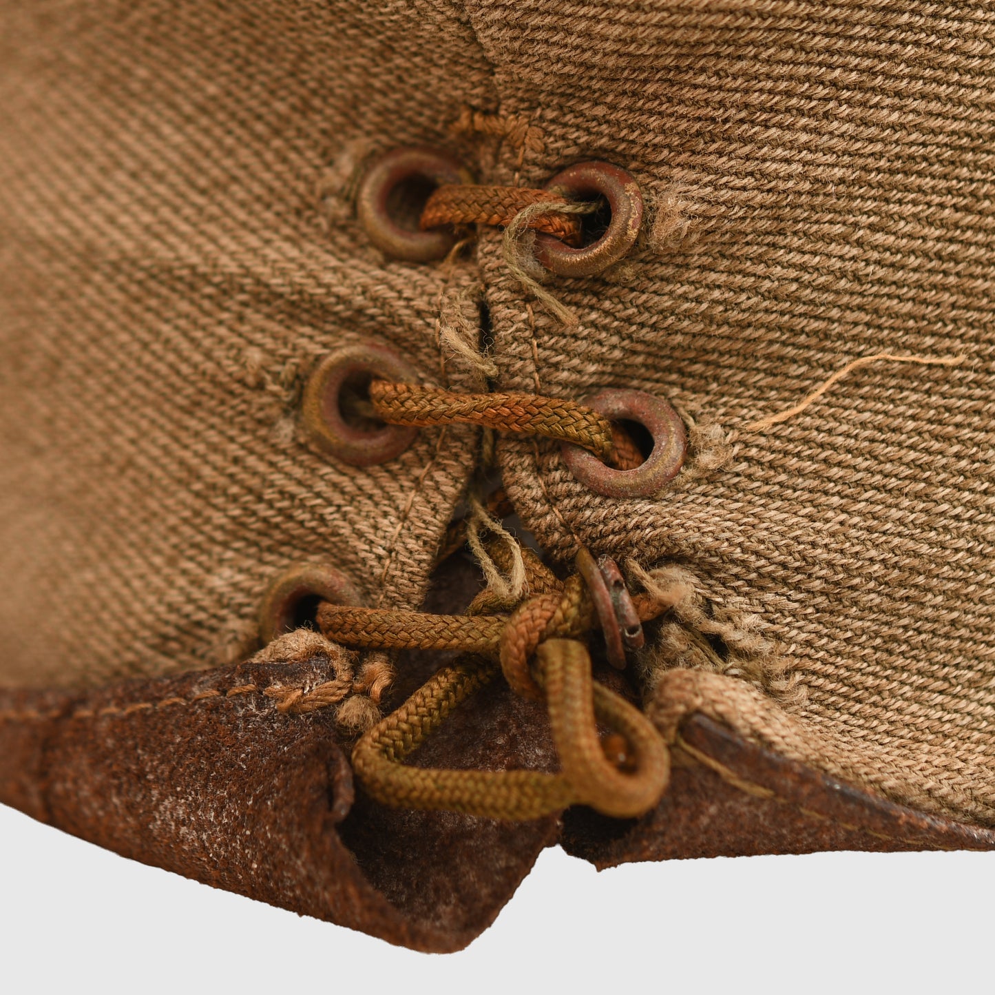 JAPANESE WWII ARMY OFFICERS TROPICAL MATERIAL CAP