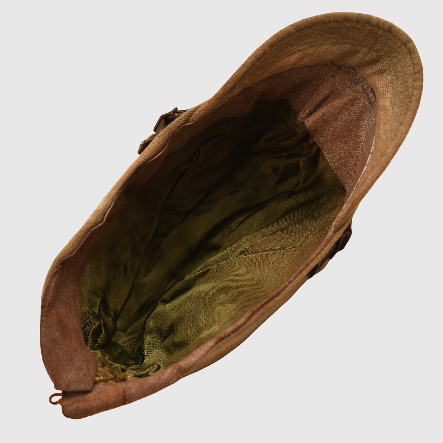 JAPANESE WWII ARMY OFFICERS TROPICAL MATERIAL CAP